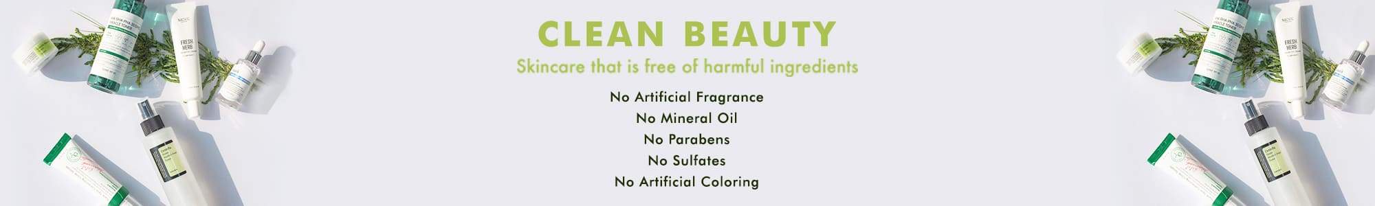 Clean Beauty - All Natural Ingredients