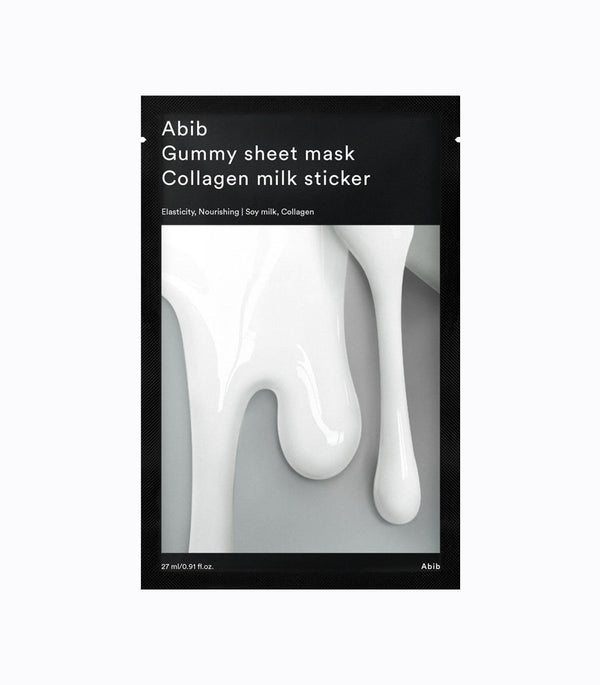 Abib Gummy Sheet Mask Collagen Milk Sticker (10EA) - Renewal