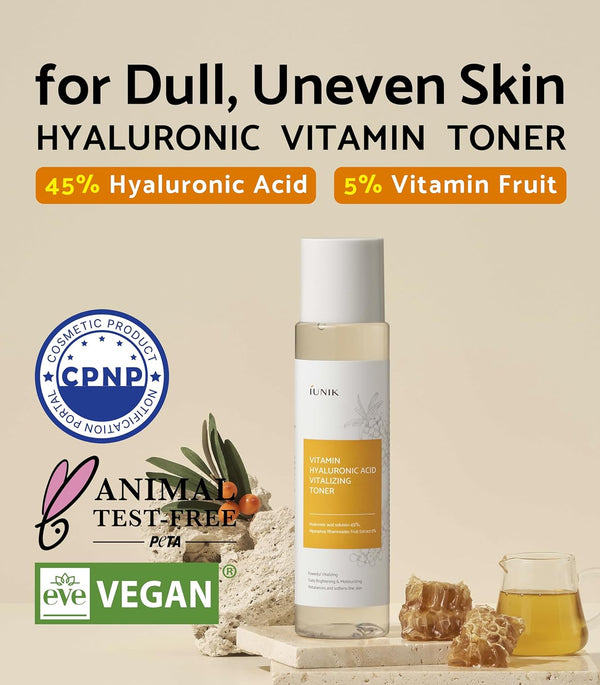 Iunik Vitamin Hyaluronic Acid Vitalizing Toner - 200ML