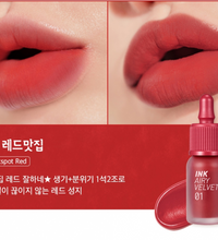 Peripera Hotspot Red Ink Airy Velvet Lip Tint - 01