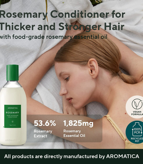 Aromatica Rosemary Vegan Hair Thickening Conditioner