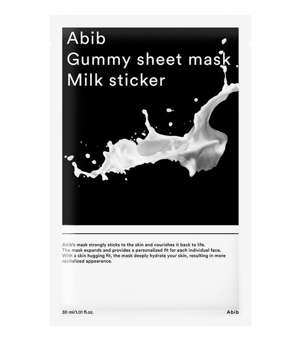 Abib Gummy Sheet Mask Milk Sticker - 10 Sheets