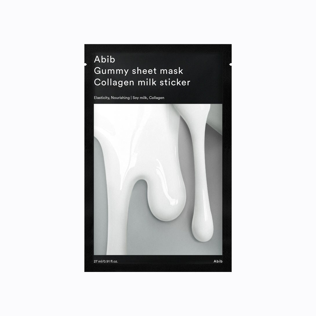 Abib Gummy Sheet Mask Collagen Milk Sticker 1EA - Renewal