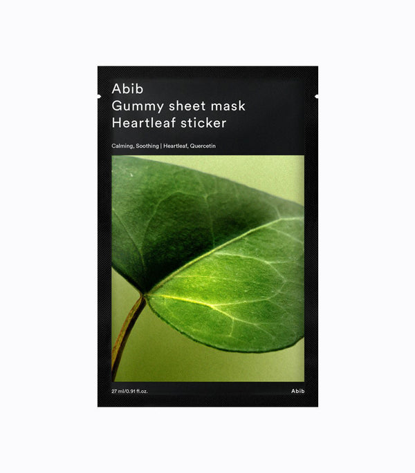Abib Gummy Sheet Mask Heartleaf Sticker (1EA) - Renewal