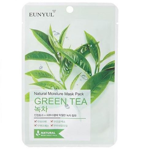 Eunyul Natural Moisture Mask Pack - Green Tea