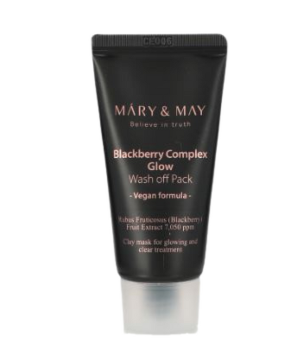 Mary & May Blackberry Complex Glow Wash Off Pack - 30G