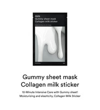 Abib Gummy Sheet Mask Collagen Milk Sticker 1EA - Renewal