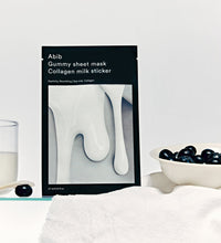 Abib Gummy Sheet Mask Collagen Milk Sticker (10EA) - Renewal