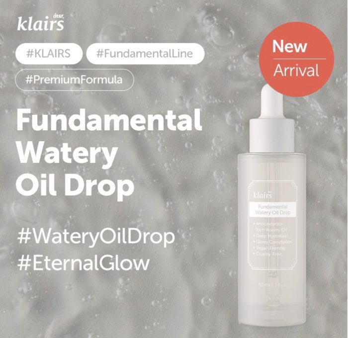 Dear Klairs Fundamental Watery Oil Drop 50ML [RNWAL]