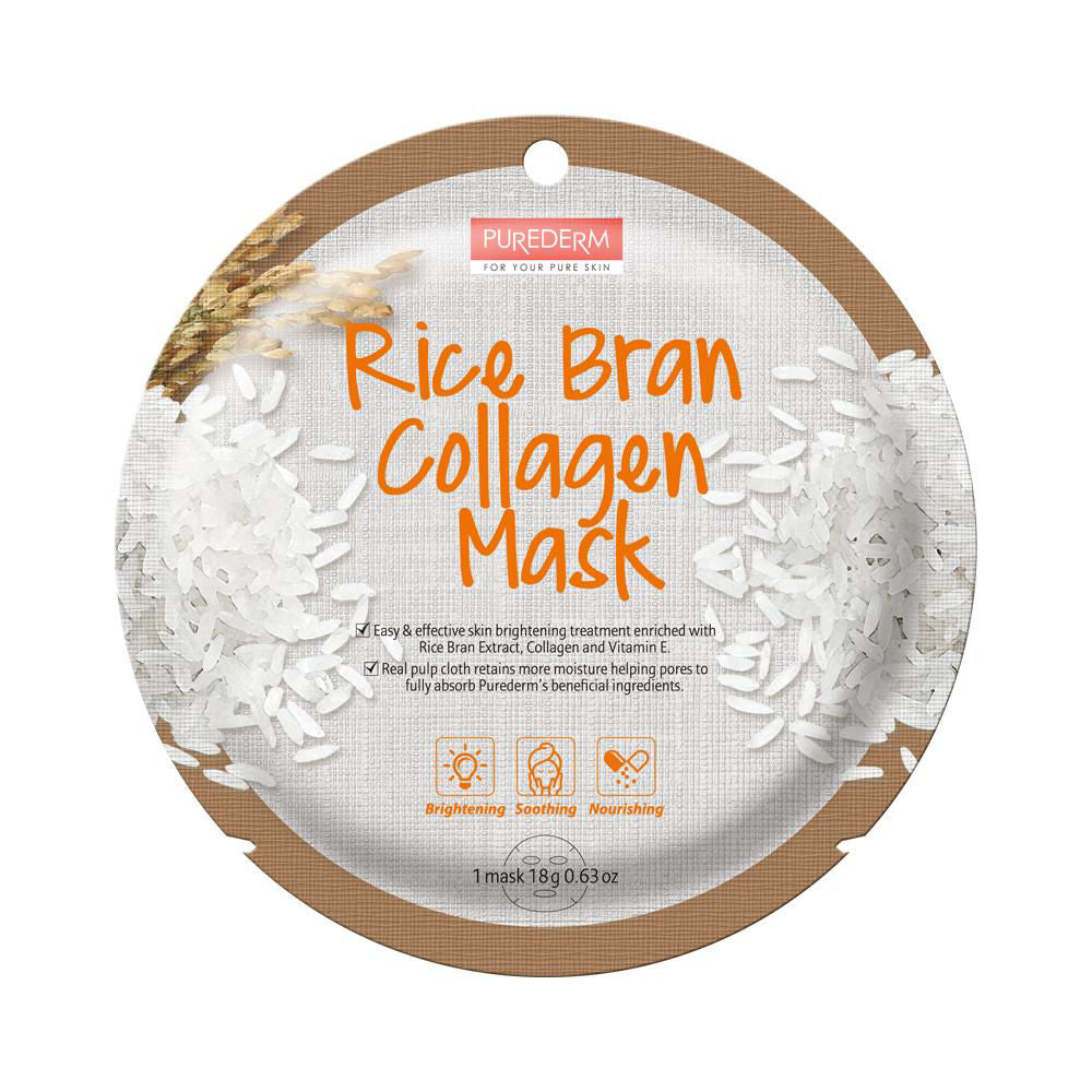 Purederm Collagen Rice Bran Circle Mask