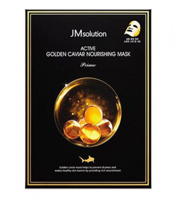 JM Solution Active Gold Caviar Nourishing Mask - 10 SHEETS