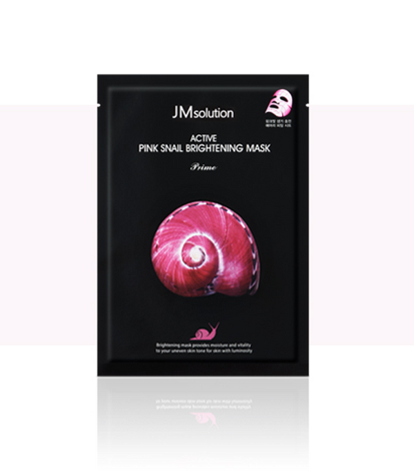 JM Solution Active Pink Snail Brightening Mask - 10 Sheets
