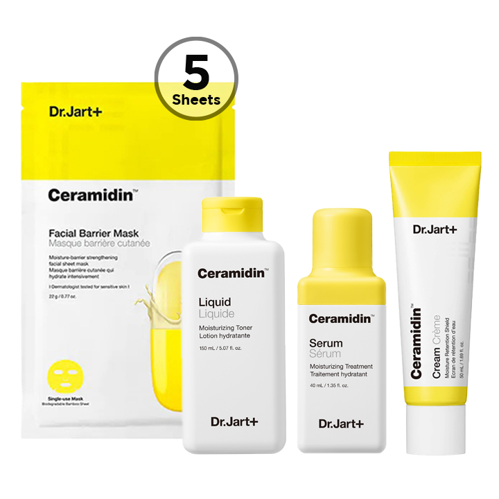 Dr.Jart+ 8 in 1 Ceramidin Moisturizing Set for Sensitive and Dry Skin