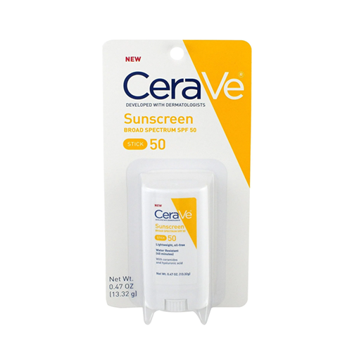 CeraVe Mineral Sunscreen Stick for Kids and Adults | Broad Spectrum SPF 50 | Fragrance Free | Allergy Tested
