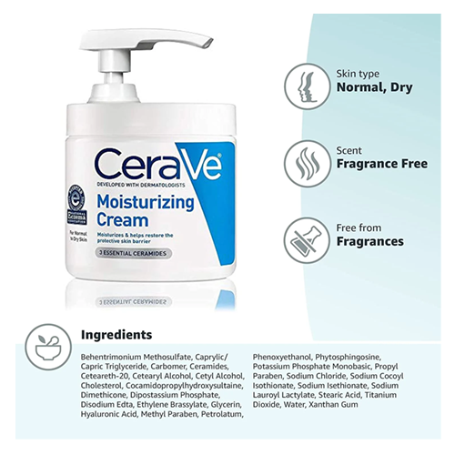 CeraVe Moisturizing Cream with Pump - 453g.