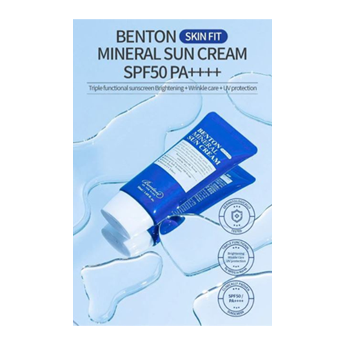Benton Skin Fit Mineral SPF 50+++ Sun Cream
