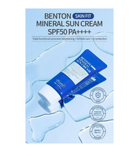 Benton Skin Fit Mineral SPF 50+++ Sun Cream