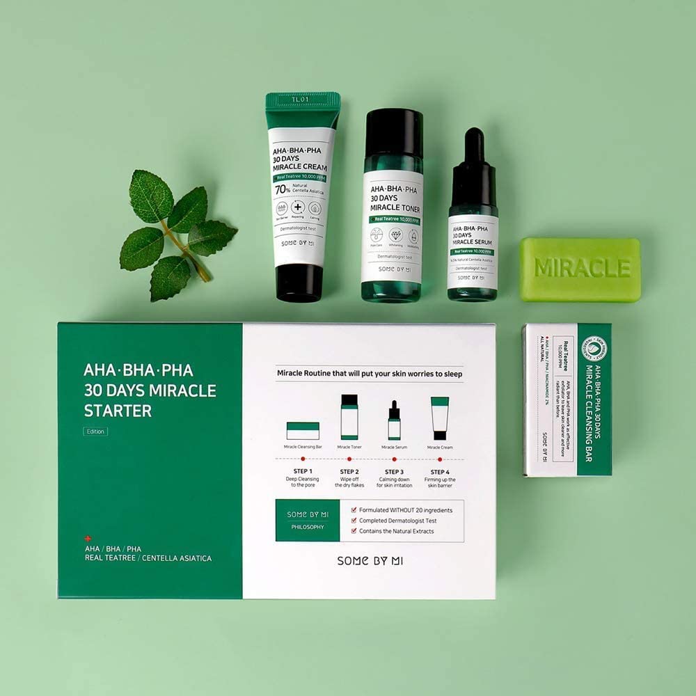 30 Days Miracle Starter Kit (Soap +Toner +Serum +Cream)-Simple-Some By Mi-Chicsta