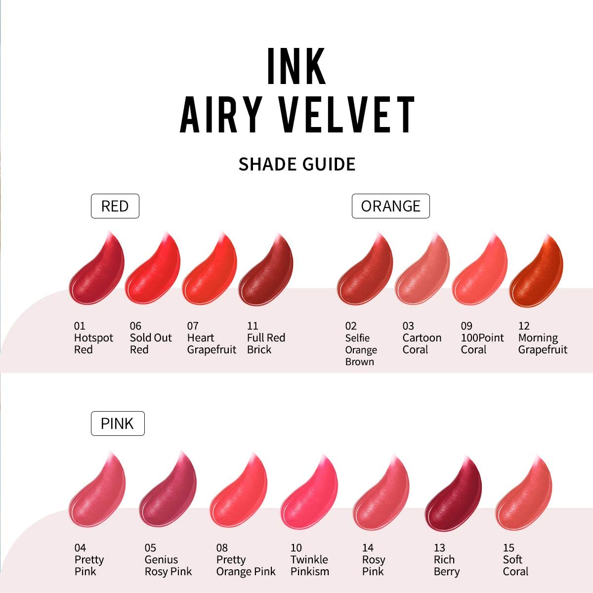 Peripera Hotspot Red Ink Airy Velvet Lip Tint