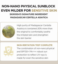 Skin 1004 Centella Air - Fit Sunscream Plus SPF50+ PA++++