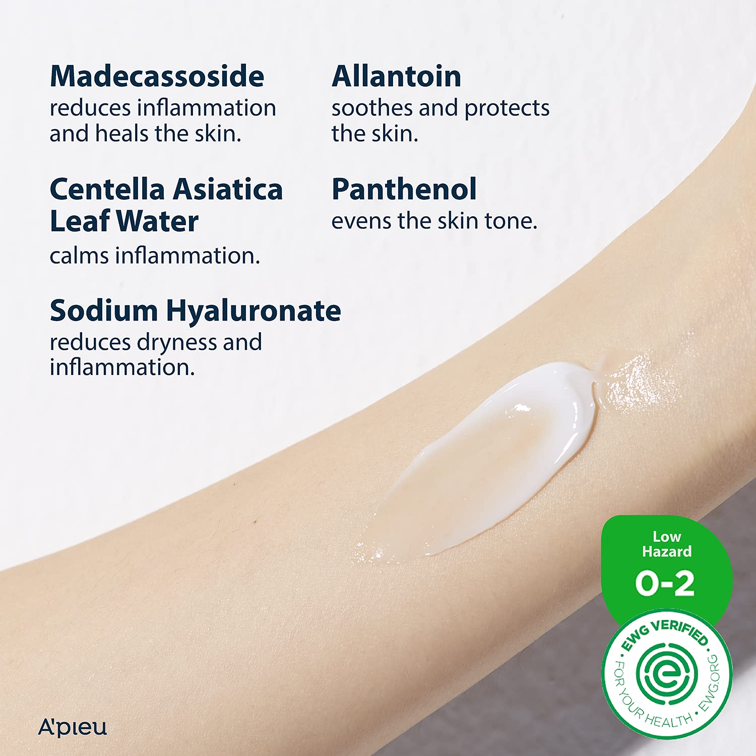 A'pieu Madecassoside Moisture Gel Cream | Restore Damaged Skin | Combination to Oily Skin - 50 ML