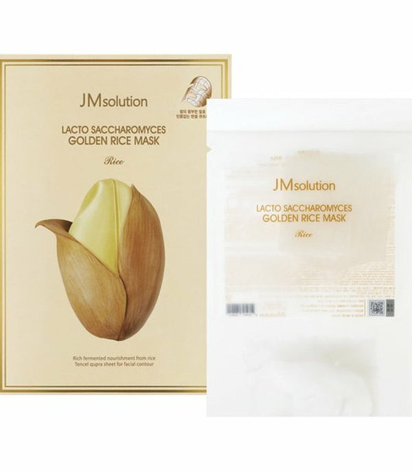 JM Solution Lacto Sacchharomyces Golden Rice Mask - 1 SHEET