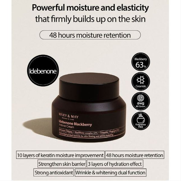 Mary & May Idebenone Blackberry Complex Intensive Total Care Cream