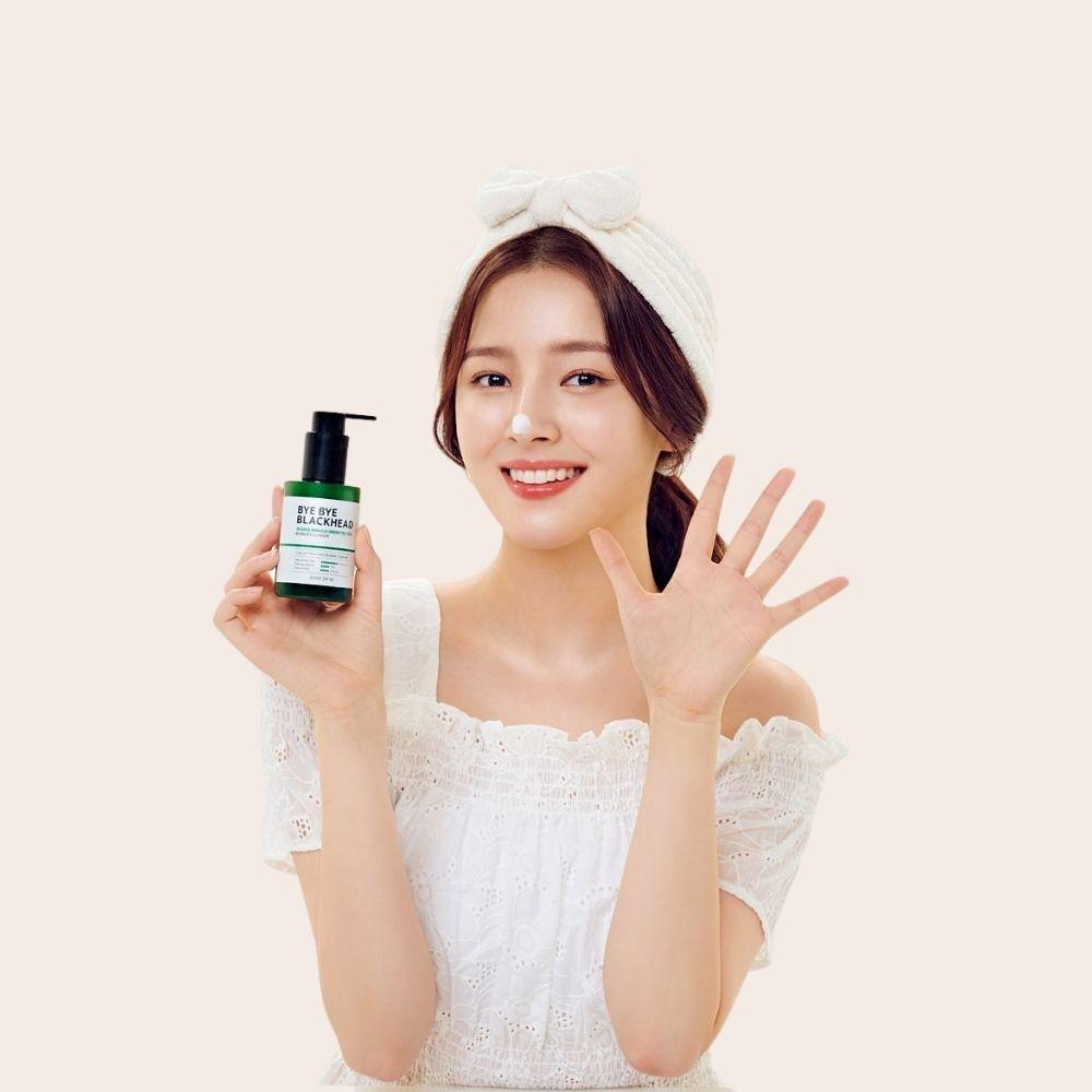 Bye Bye Blackhead 30 Days Miracle Green Tea Tox Bubble Cleanser-Simple-Some By Mi-Chicsta
