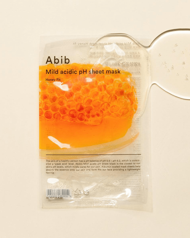 Abib Mild Acidic PH  Sheet Mask Honey Fit - 10 Sheets