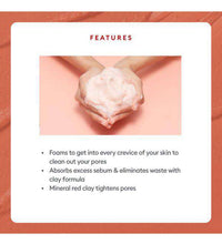 Missha Amazon Red Clay Pore Pack Cleansing Foam