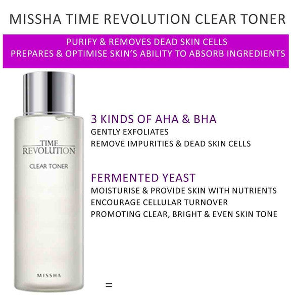 Missha Deluxe Size Time Revolution Clear Toner