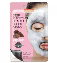 Deep Purifying Black O2 Bubble Mask Volcanic-Simple-Purederm-Chicsta