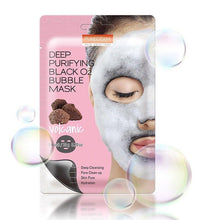 Deep Purifying Black O2 Bubble Mask Volcanic-Simple-Purederm-Chicsta